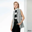【iROO】流蘇西裝式背心外套