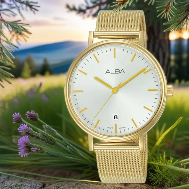 【ALBA】雅柏 米蘭帶女錶-36mm(AG8N80X1/VJ32-X342K)