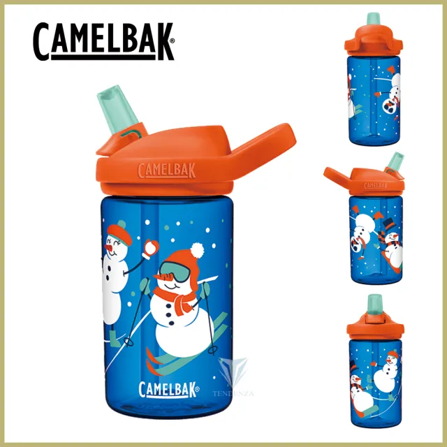 【CAMELBAK】400ml eddy+ 兒童吸管運動水瓶(公司貨/多喝水/兒童水壺/防塵蓋)