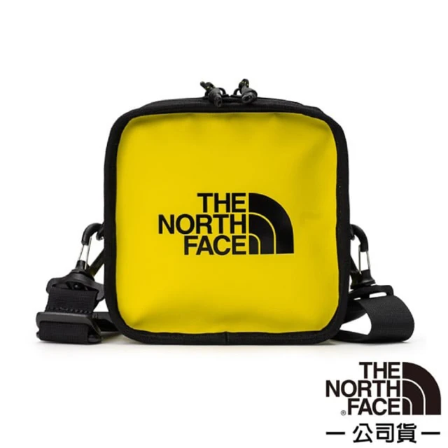 The North Face 2.5L 大Logo多功能日用防水耐磨單肩斜背包/腰包(3VWS-Y7C 檸檬黃 N)