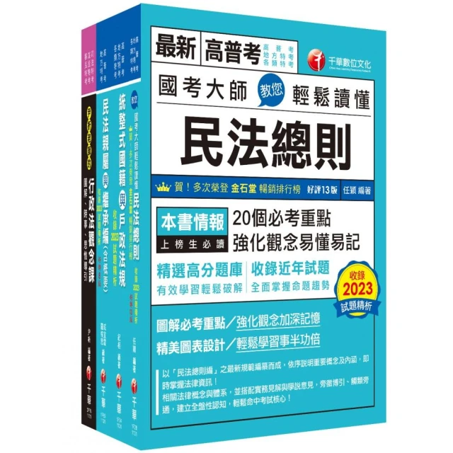 2024〔一般民政〕普通考試／地方四等歷屆試題版套書：市面上