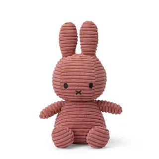【BON TON TOYS】米菲兔燈芯絨填充玩偶-玫瑰粉(23cm玩偶、娃娃、公仔)
