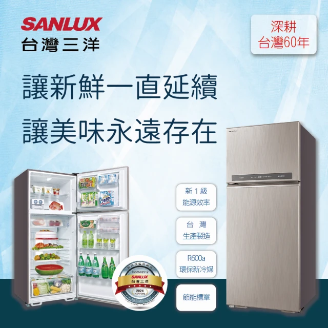 SANLUX台灣三洋 250L雙門變頻電冰箱(SR-C250