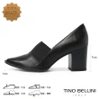 【TINO BELLINI 貝里尼】巴西進口尖頭素面繃帶高跟鞋FWEV001C-1(黑色)