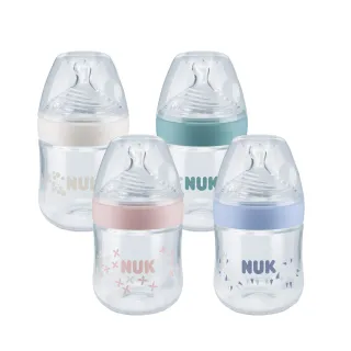 【NUK 官方直營】自然母感PP奶瓶150ml-附1號中圓洞矽膠奶嘴0m+(顏色隨機出貨)