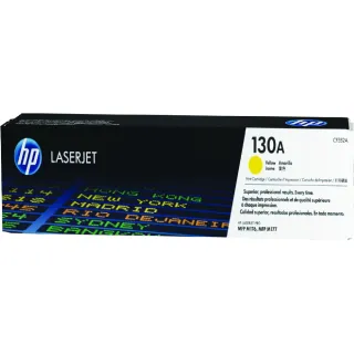 【HP 惠普】LaserJet 130A 黃色原廠碳粉匣(CF352A)