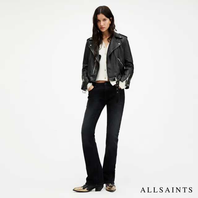 【ALLSAINTS】BALFERN VALENTINE 經典短版羊皮愛心騎士皮衣(常規版型)