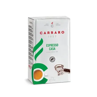 即期品【CARRARO】義式 ESPRESSO CASA 研磨咖啡粉 250g(賞味期限：2024/11/04)