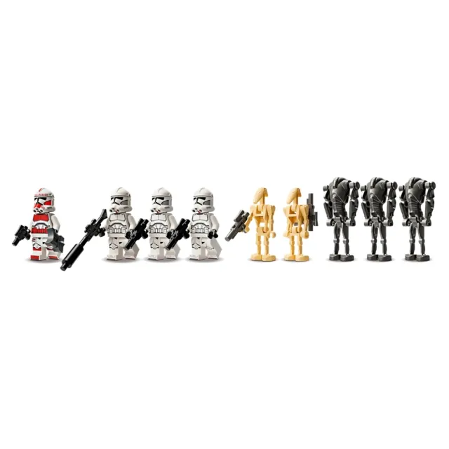 【LEGO 樂高】#75372 星際大戰  克隆軍隊與戰鬥機器人組合(Clone Trooper™ & Battle Droid™ Battle Pack)