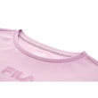 【FILA官方直營】女抗UV吸濕排汗短袖圓領T恤-紫色(5TEY-1319-PL)