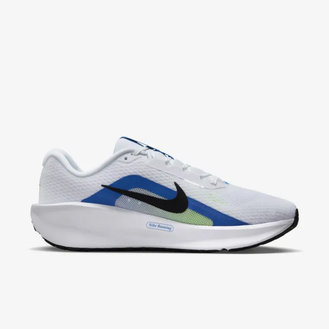 【NIKE 耐吉】慢跑鞋 運動鞋 NIKE DOWNSHIFTER 13 WIDE 男鞋 白藍(FJ1284103)