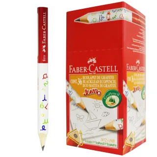 【Faber-Castell】3/4學齡大三角鉛筆 36入(開學 禮物 文具 畫畫  粗芯)