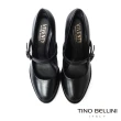 【TINO BELLINI 貝里尼】巴西進口素面瑪莉珍高跟鞋FWEV016(黑色)