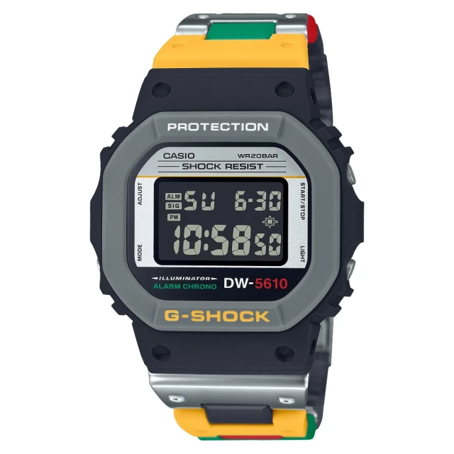 CASIO 卡西歐 G-SHOCK特殊錶帶電子錶(DW-5610MT-1)