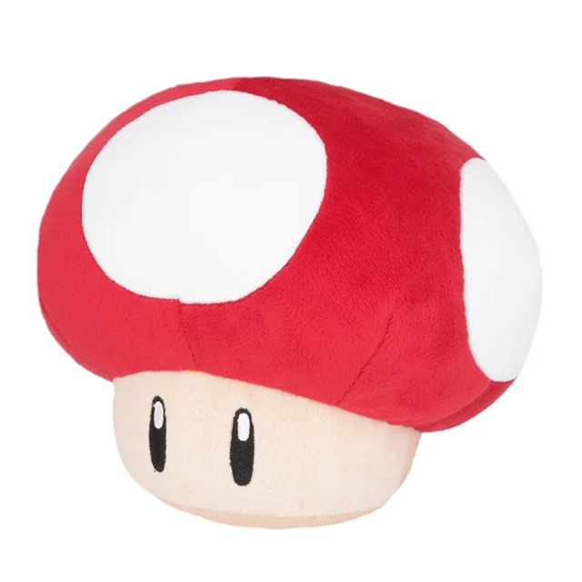 Nintendo 任天堂 任天堂正版授權娃娃 超級蘑菇 瑪利歐 玩偶 娃娃(S)