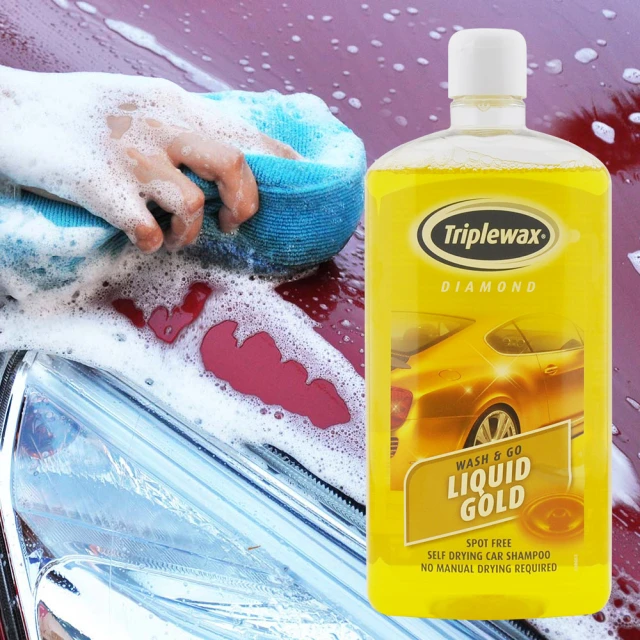 【CarPlan卡派爾】Tirplewax Liquid Gold 自乾型液態黃金洗車精