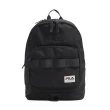【FILA】後背包 Backpack 黑 白 可調背帶 多夾層 筆電包 雙肩包 背包 斐樂(BPY3007MX)