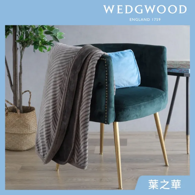 【WEDGWOOD】超細纖維印花 厚毛雙層旅行毯任選(單人90x150)