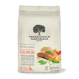 【Vetalogica 澳維康】營養保健天然貓糧 鮭魚3kg(貓飼料 美膚 Omega)