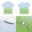 【CONVERSE】X Peanuts Tee 史奴比 聯名 童裝 藍 綠 小朋友 短袖 短T 純棉(CV2222199PS002)