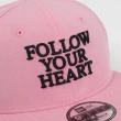 【NEW ERA】棒球帽 My Valentine-NE 粉 黑 情人節 950帽型 可調式帽圍 老帽 帽子 情侶款(NE14148042)