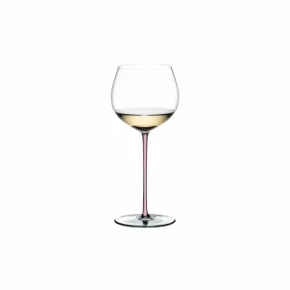 【Riedel】Fatto A Mano-Oaked Chardonnay過桶夏多內粉色杯梗手工白酒杯