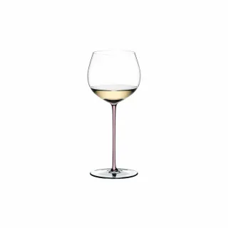 【Riedel】Fatto A Mano-Oaked Chardonnay過桶夏多內粉色杯梗手工白酒杯