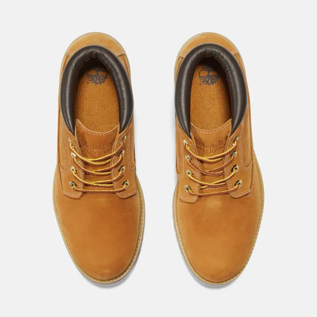 【Timberland】男款小麥黃經典防水短靴(23061231)