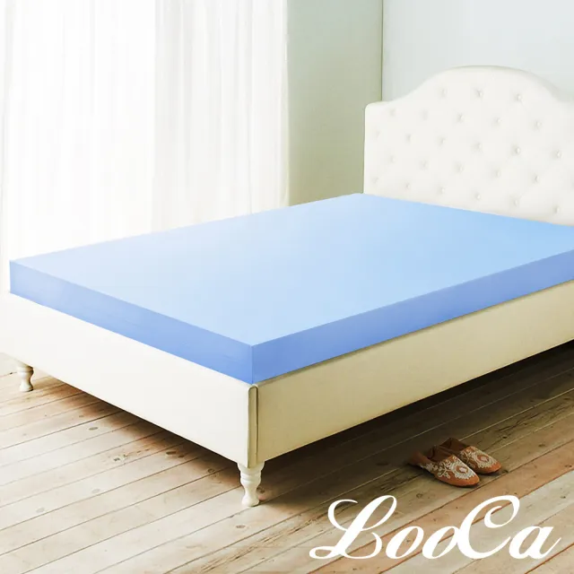 【LooCa】送枕+被-吸濕排汗12cm記憶床墊(單人3尺-共2色)