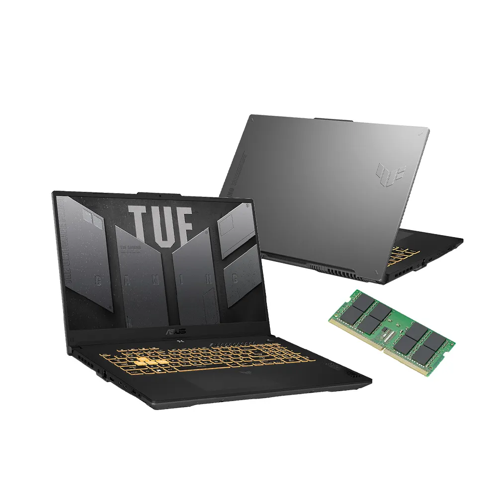 【ASUS】升級24G組★ 17.3吋i7 RTX4060電競筆電(TUF Gaming FX707ZV4/i7-12700H/8G/512G SSD)