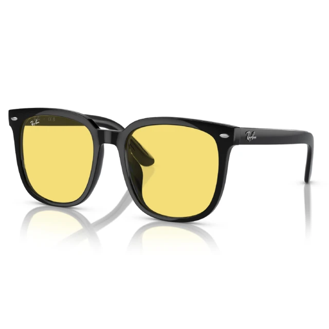 RayBan 雷朋 雙槓飛官框太陽眼鏡 9M88配戴款(黑 