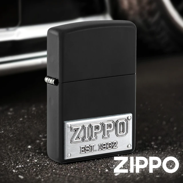 Zippo ZIPPO車牌標誌防風打火機(美國防風打火機)