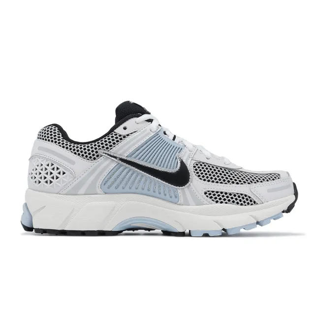 【NIKE 耐吉】休閒鞋 Wmns Zoom Vomero 5 女鞋 男鞋 灰 藍 吸震 網眼 拼接鞋面 復刻 運動鞋(FQ7079-001)