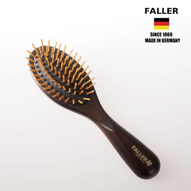 【FALLER 芙樂】德國製FSC梣木氣墊木齒梳  防靜電柔順直髮(氣墊梳/梳頭按摩美容/母親節禮物)