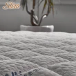 【SLIM抗菌舒眠型】日本銀纖維記憶膠乳膠透氣獨立筒床墊(單人加大3.5尺)