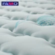 【FAMO 法摩】太空智涼紗+涼感記憶膠  硬式獨立筒床墊(雙人加大6尺)
