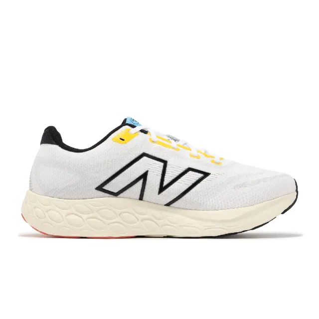 【NEW BALANCE】慢跑鞋 Fresh Foam 680 V8 2E 男鞋 寬楦 白 黑 針織 緩衝 運動鞋 NB(M680LW8-2E)