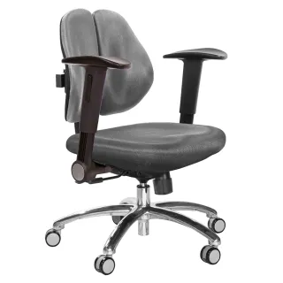 【GXG 吉加吉】低雙背 電腦椅 鋁腳/摺疊扶手(TW-2603 LU1)