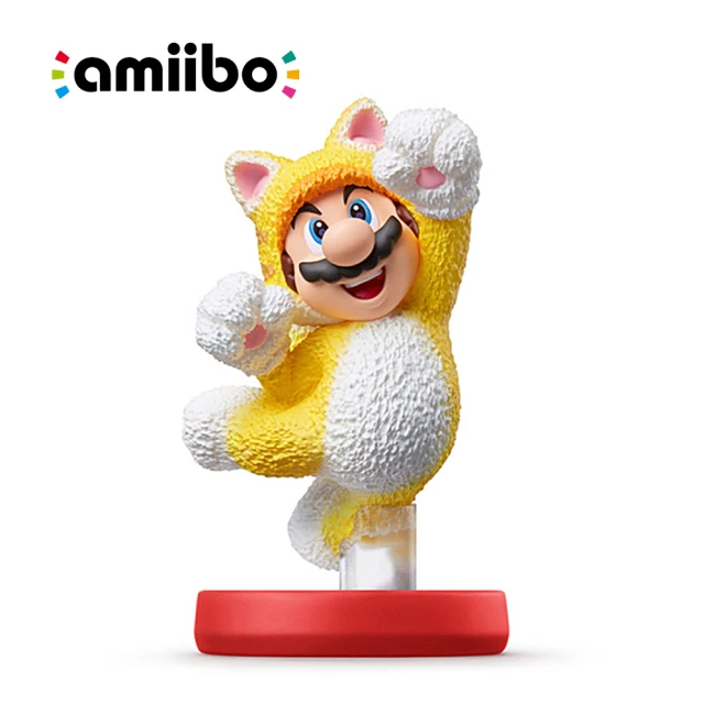 【Nintendo 任天堂】Switch amiibo 公仔 貓咪瑪利歐(超級瑪利歐3D世界＋狂怒世界)
