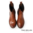 【TINO BELLINI 貝里尼】波士尼亞進口切爾西厚底短靴FWMT009(大地褐)