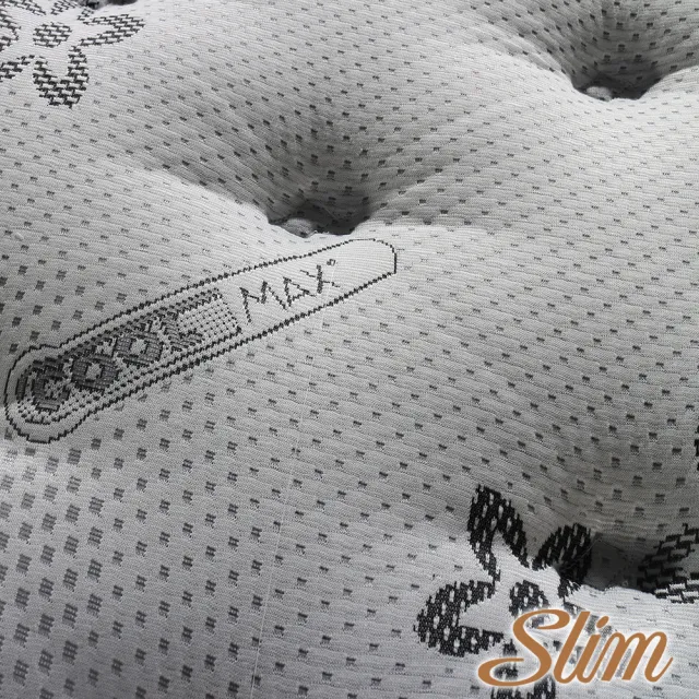 【SLIM加厚紓壓型】透氣紓壓獨立筒床墊(雙人加大6尺)