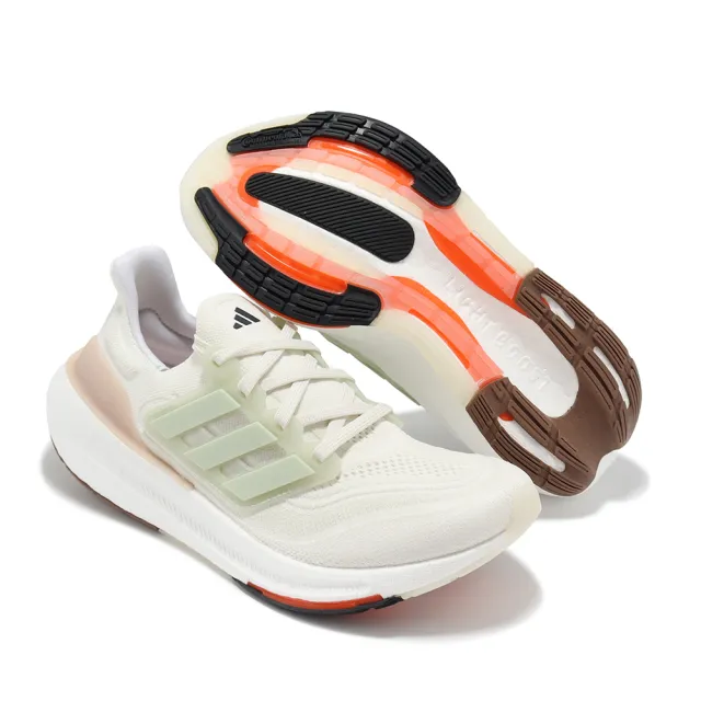 【adidas 愛迪達】慢跑鞋 Ultraboost Light 男鞋 女鞋 白 綠 緩震 襪套 運動鞋 愛迪達(HQ6338)