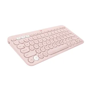 【Logitech 羅技】K380 跨平台藍牙鍵盤(玫瑰粉)