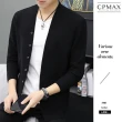 【CPMAX】韓版修身打底針織衫(2色可選 長袖針織衫 薄款毛衣 針織外套 C126)