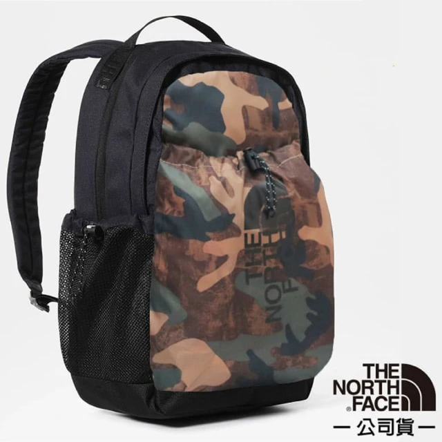 The North Face BOZER 抗撕裂多功能後背包19L.通勤包.電腦包(52TB-5E8 迷彩 N)