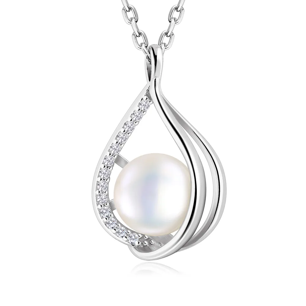 【KATROY】天然珍珠．項鍊．純銀．母親節禮物(6.5-7.0MM)