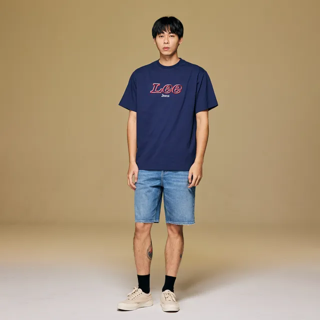 【Lee】男裝 短袖T恤 / 胸前立體LOGO 共2色 季節性版型(LB402018169 / LB402018179)