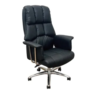 【Z.O.E】超氣派牛皮椅電腦椅/主管椅/辦公椅(可後仰固定)