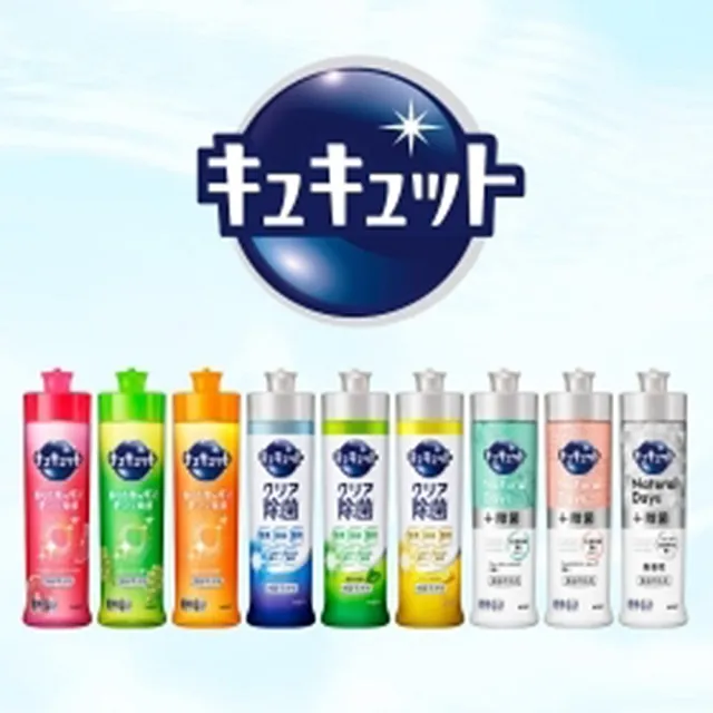 【Kao 花王】日本珂珂透Cucute 高濃縮高效洗碗精/洗碗凝露240ml(多款任選/平行輸入)