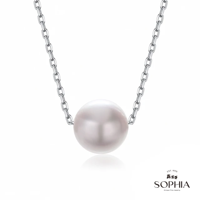 蘇菲亞珠寶 14K玫瑰金 18吋 唯一真情 珍珠套鍊品牌優惠